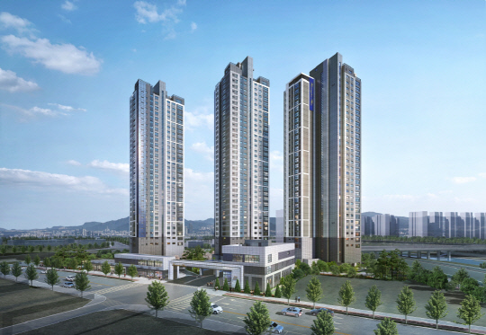 둔산 해링턴 플레이스 리버파크 주경투시도